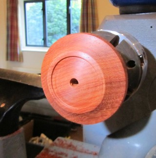 Then it was Keith Leonard's turn His project was a drop spindle and this was the weight
